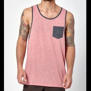 PacSun pink and gray tan top B9